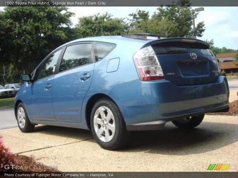 Seaside Blue Pearl / Dark Gray 2007 Toyota Prius Hybrid