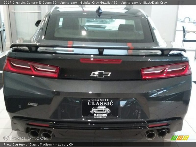 Nightfall Gray Metallic / 50th Anniversary Jet Black/Dark Gray 2017 Chevrolet Camaro SS Coupe 50th Anniversary