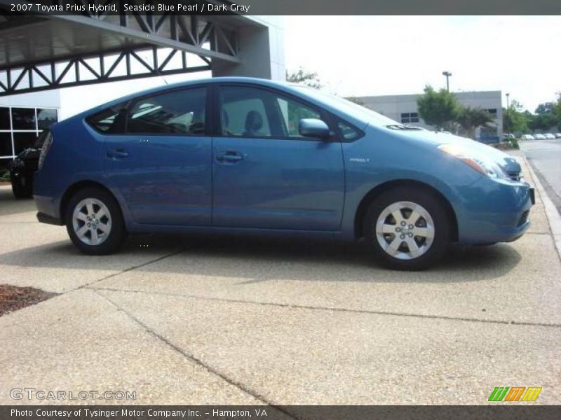 Seaside Blue Pearl / Dark Gray 2007 Toyota Prius Hybrid