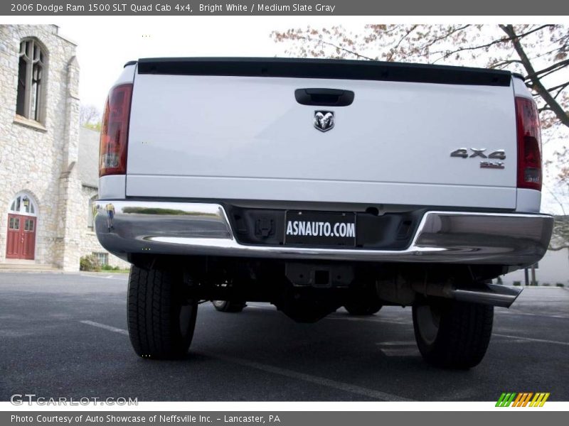 Bright White / Medium Slate Gray 2006 Dodge Ram 1500 SLT Quad Cab 4x4