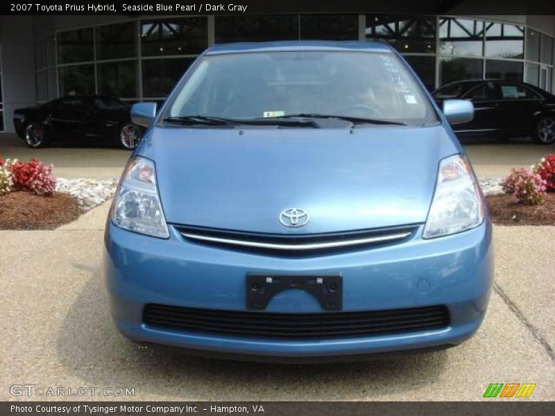 Seaside Blue Pearl / Dark Gray 2007 Toyota Prius Hybrid