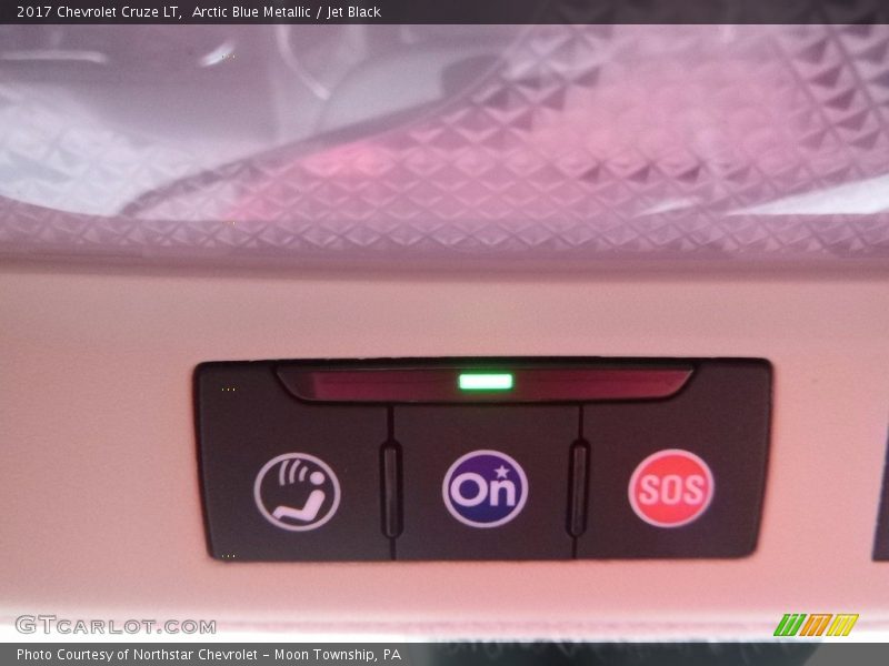 Arctic Blue Metallic / Jet Black 2017 Chevrolet Cruze LT