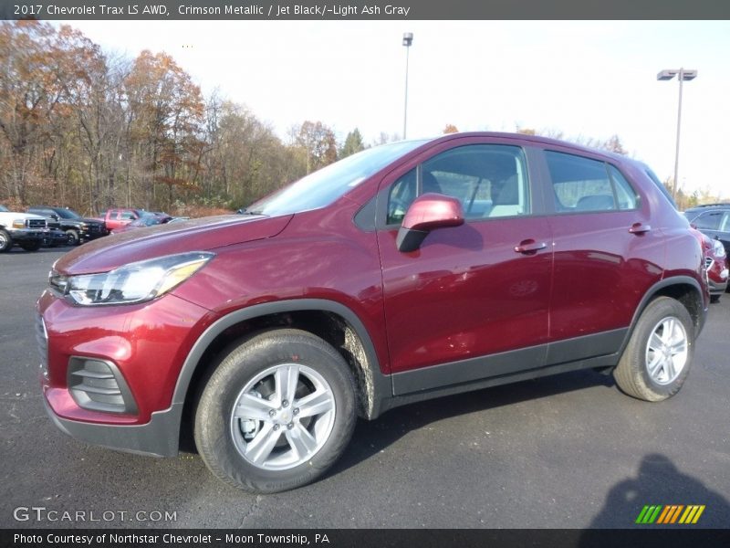 Crimson Metallic / Jet Black/­Light Ash Gray 2017 Chevrolet Trax LS AWD
