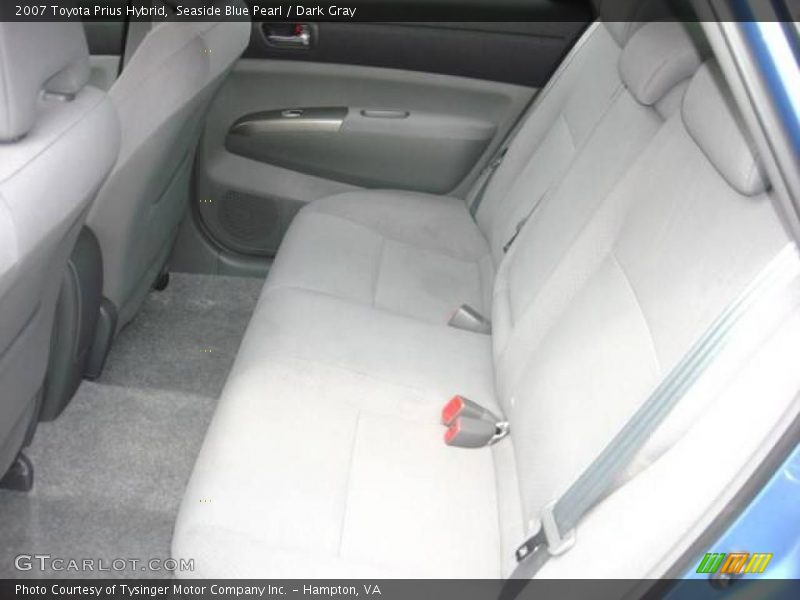 Seaside Blue Pearl / Dark Gray 2007 Toyota Prius Hybrid