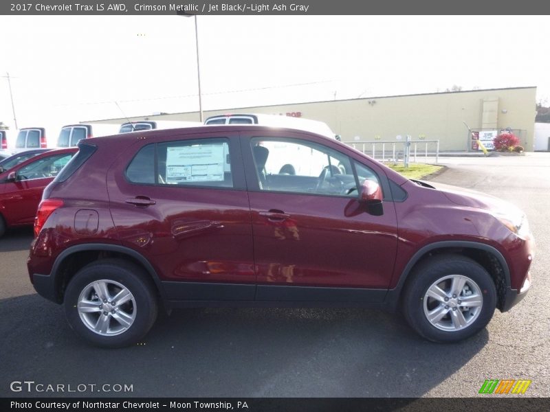 Crimson Metallic / Jet Black/­Light Ash Gray 2017 Chevrolet Trax LS AWD
