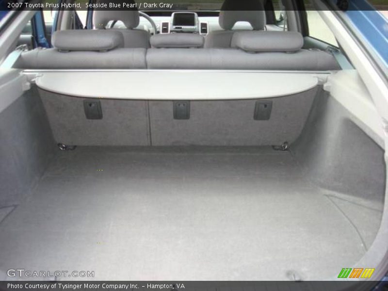 Seaside Blue Pearl / Dark Gray 2007 Toyota Prius Hybrid