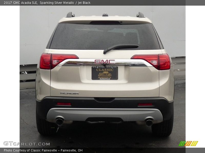 Sparkling Silver Metallic / Jet Black 2017 GMC Acadia SLE