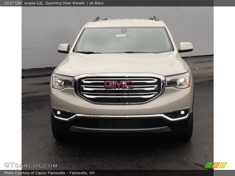 Sparkling Silver Metallic / Jet Black 2017 GMC Acadia SLE