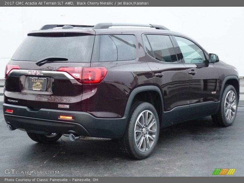 Black Cherry Metallic / Jet Black/Kalahari 2017 GMC Acadia All Terrain SLT AWD