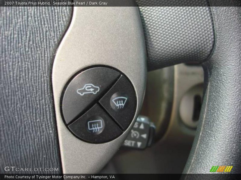 Seaside Blue Pearl / Dark Gray 2007 Toyota Prius Hybrid