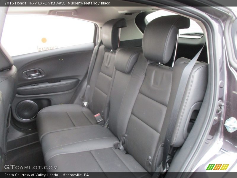 Mulberry Metallic / Black 2016 Honda HR-V EX-L Navi AWD
