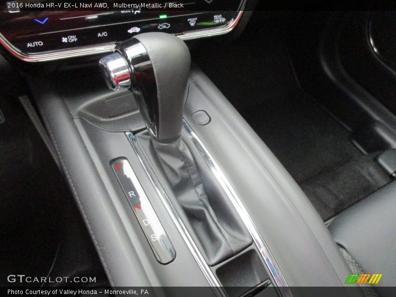 Mulberry Metallic / Black 2016 Honda HR-V EX-L Navi AWD