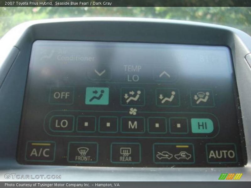 Seaside Blue Pearl / Dark Gray 2007 Toyota Prius Hybrid