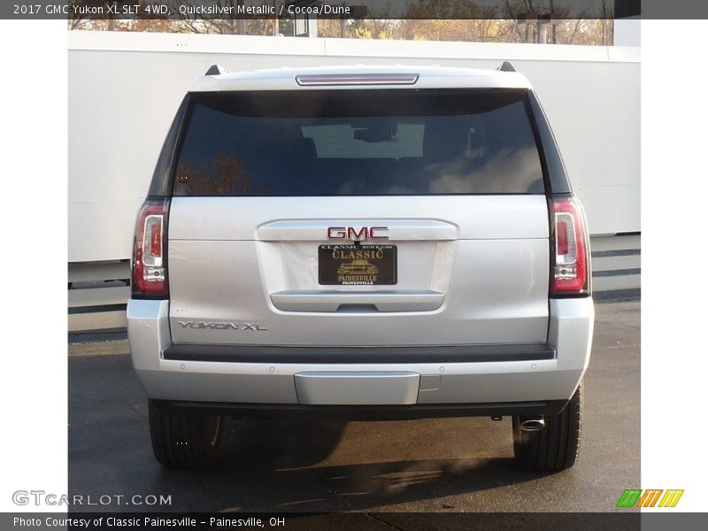 Quicksilver Metallic / Cocoa/Dune 2017 GMC Yukon XL SLT 4WD