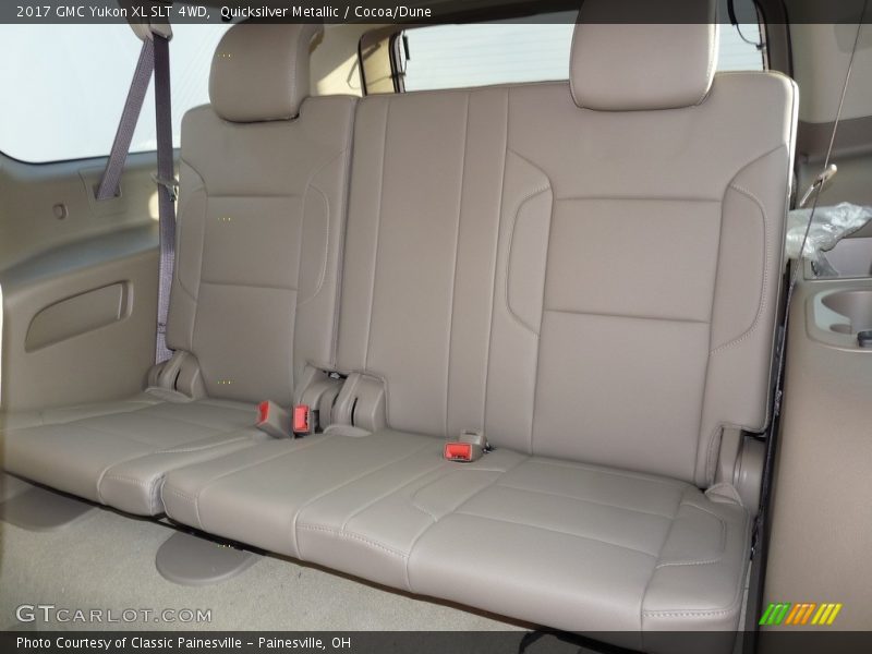 Rear Seat of 2017 Yukon XL SLT 4WD