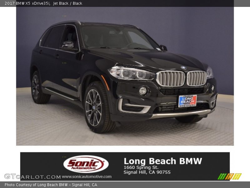 Jet Black / Black 2017 BMW X5 xDrive35i
