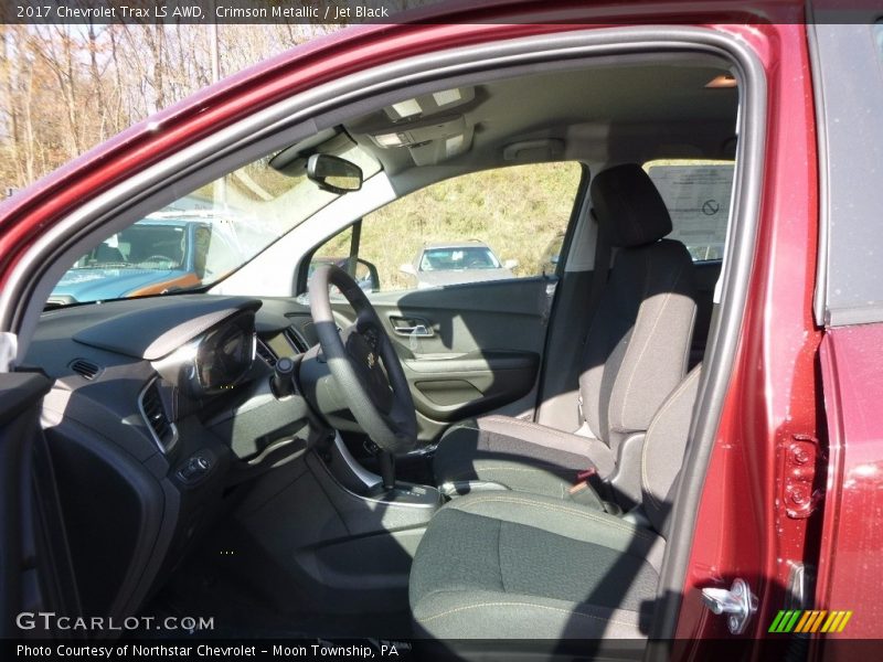 Crimson Metallic / Jet Black 2017 Chevrolet Trax LS AWD