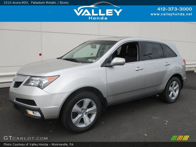 Palladium Metallic / Ebony 2010 Acura MDX
