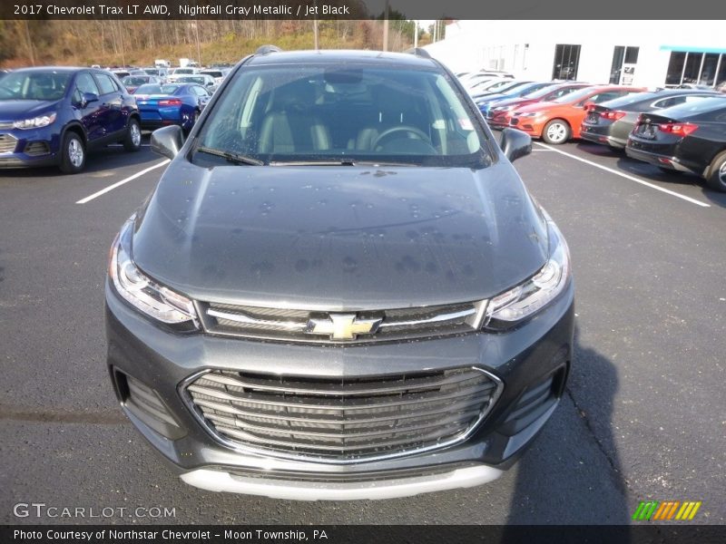 Nightfall Gray Metallic / Jet Black 2017 Chevrolet Trax LT AWD