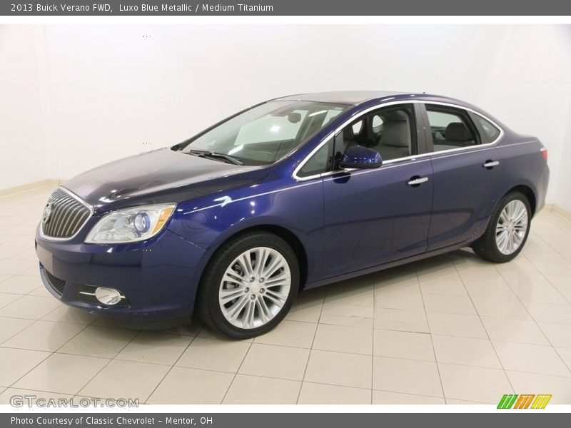 Luxo Blue Metallic / Medium Titanium 2013 Buick Verano FWD