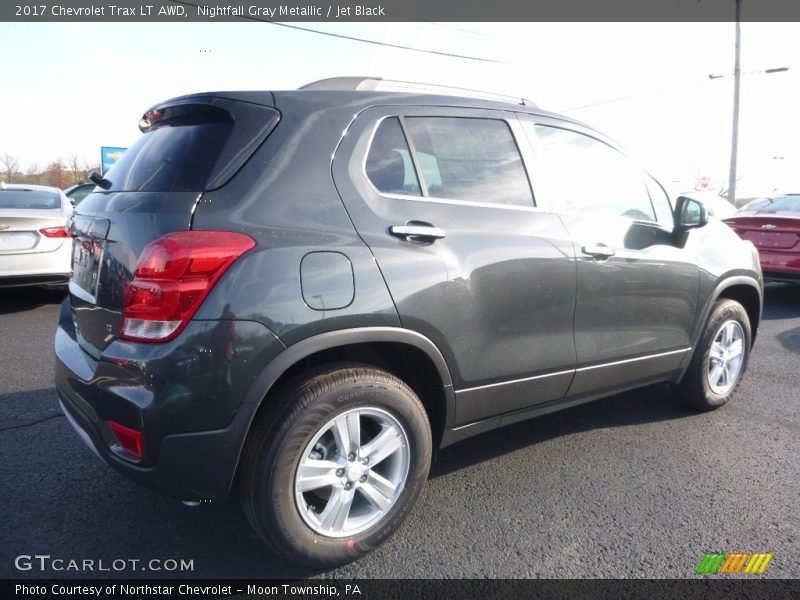 Nightfall Gray Metallic / Jet Black 2017 Chevrolet Trax LT AWD