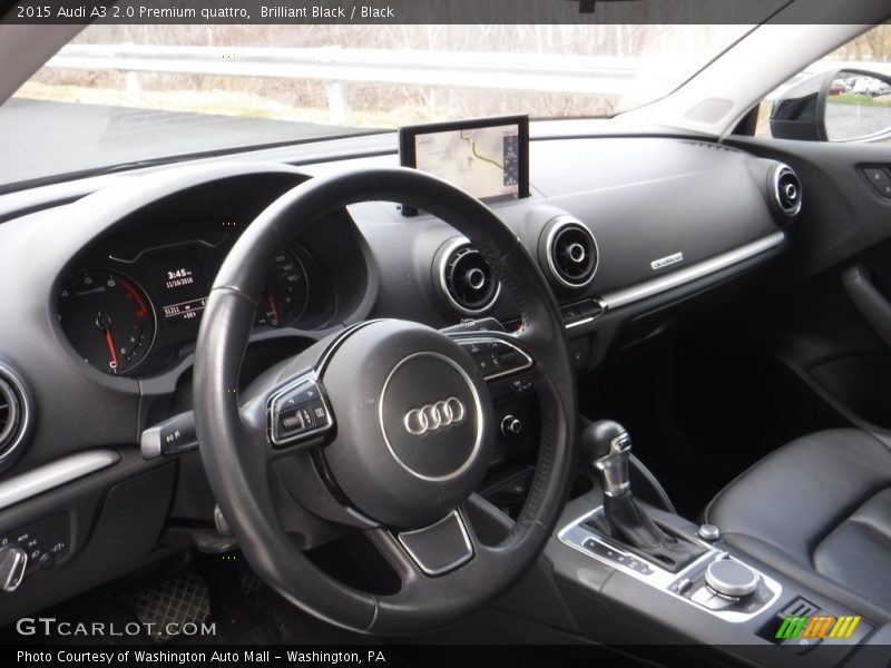 Brilliant Black / Black 2015 Audi A3 2.0 Premium quattro