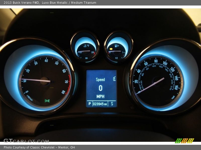 Luxo Blue Metallic / Medium Titanium 2013 Buick Verano FWD