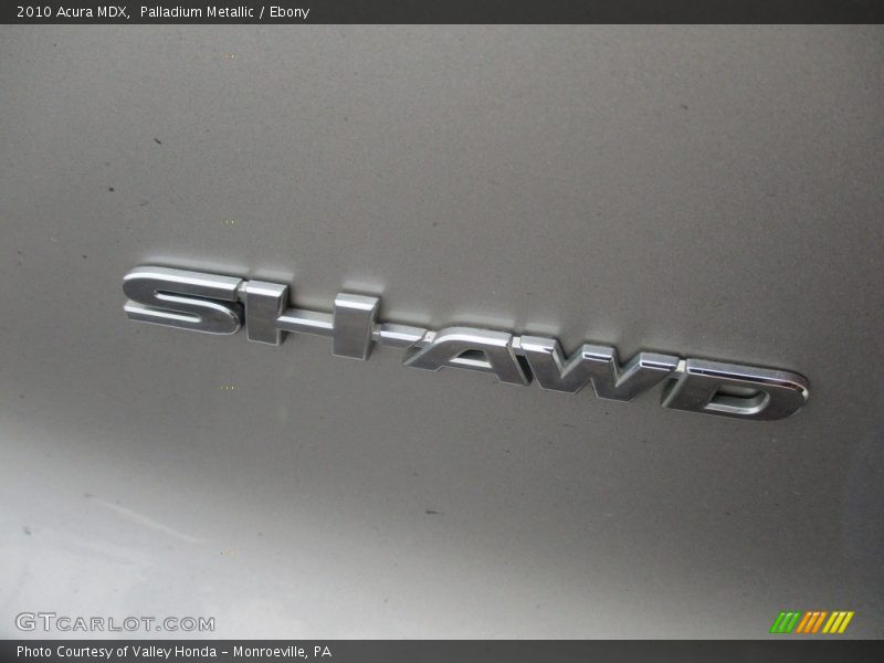 Palladium Metallic / Ebony 2010 Acura MDX