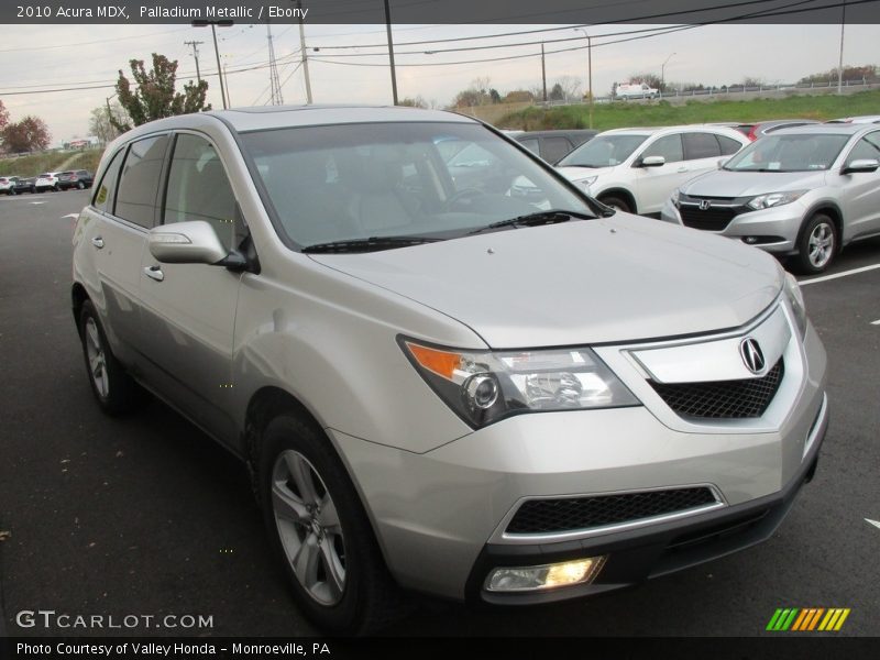 Palladium Metallic / Ebony 2010 Acura MDX
