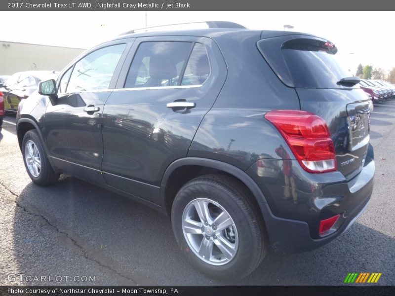 Nightfall Gray Metallic / Jet Black 2017 Chevrolet Trax LT AWD