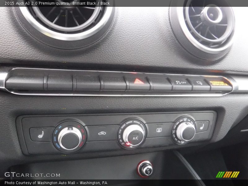 Brilliant Black / Black 2015 Audi A3 2.0 Premium quattro