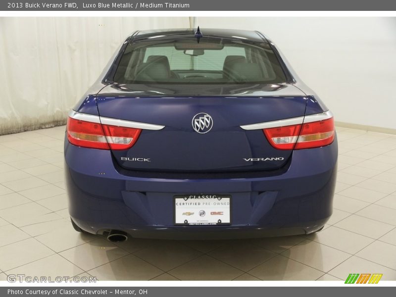 Luxo Blue Metallic / Medium Titanium 2013 Buick Verano FWD