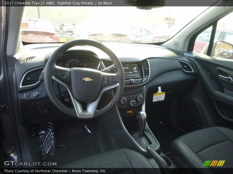 Nightfall Gray Metallic / Jet Black 2017 Chevrolet Trax LT AWD