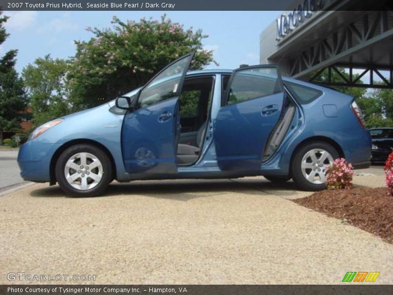 Seaside Blue Pearl / Dark Gray 2007 Toyota Prius Hybrid