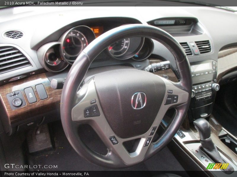 Palladium Metallic / Ebony 2010 Acura MDX