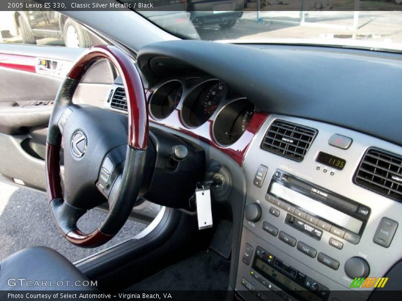 Classic Silver Metallic / Black 2005 Lexus ES 330