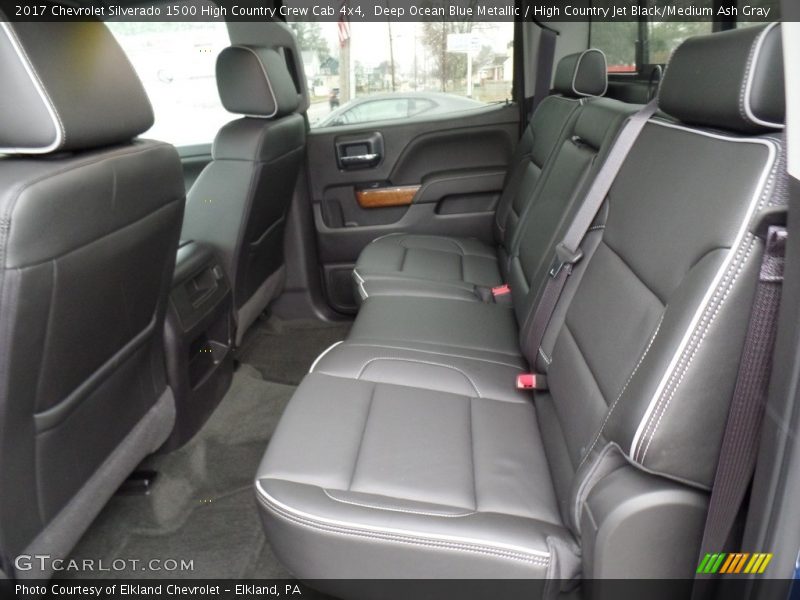 Deep Ocean Blue Metallic / High Country Jet Black/Medium Ash Gray 2017 Chevrolet Silverado 1500 High Country Crew Cab 4x4