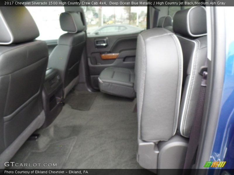 Deep Ocean Blue Metallic / High Country Jet Black/Medium Ash Gray 2017 Chevrolet Silverado 1500 High Country Crew Cab 4x4