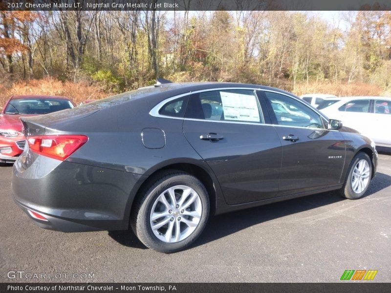 Nightfall Gray Metallic / Jet Black 2017 Chevrolet Malibu LT