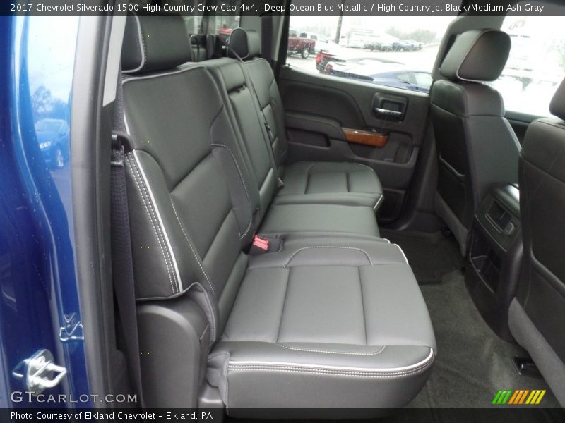 Deep Ocean Blue Metallic / High Country Jet Black/Medium Ash Gray 2017 Chevrolet Silverado 1500 High Country Crew Cab 4x4