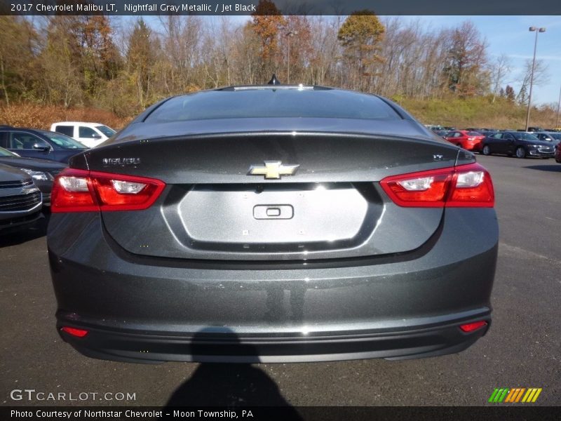 Nightfall Gray Metallic / Jet Black 2017 Chevrolet Malibu LT