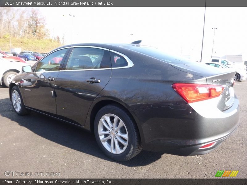 Nightfall Gray Metallic / Jet Black 2017 Chevrolet Malibu LT