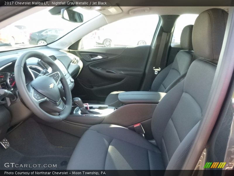 Nightfall Gray Metallic / Jet Black 2017 Chevrolet Malibu LT