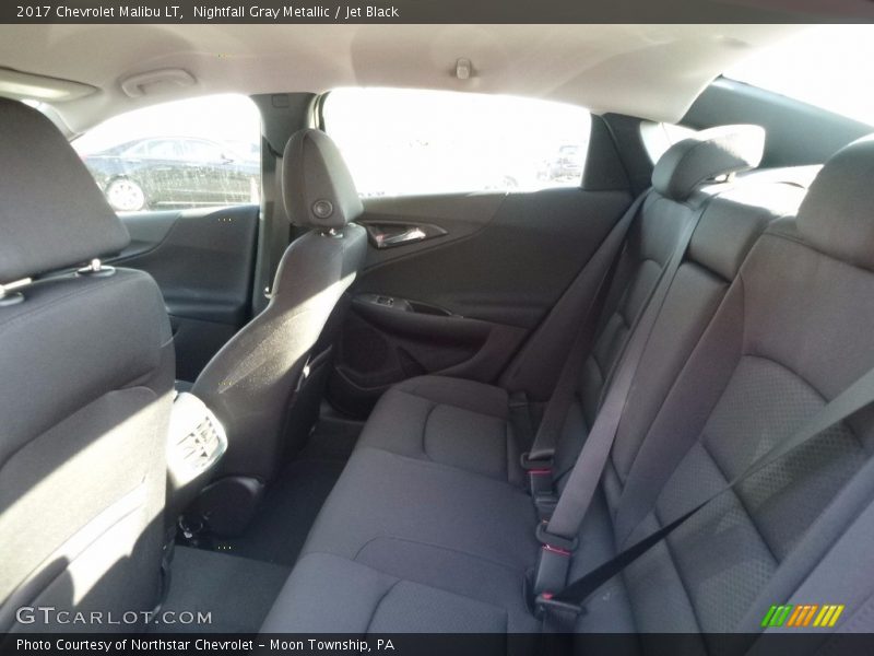 Nightfall Gray Metallic / Jet Black 2017 Chevrolet Malibu LT