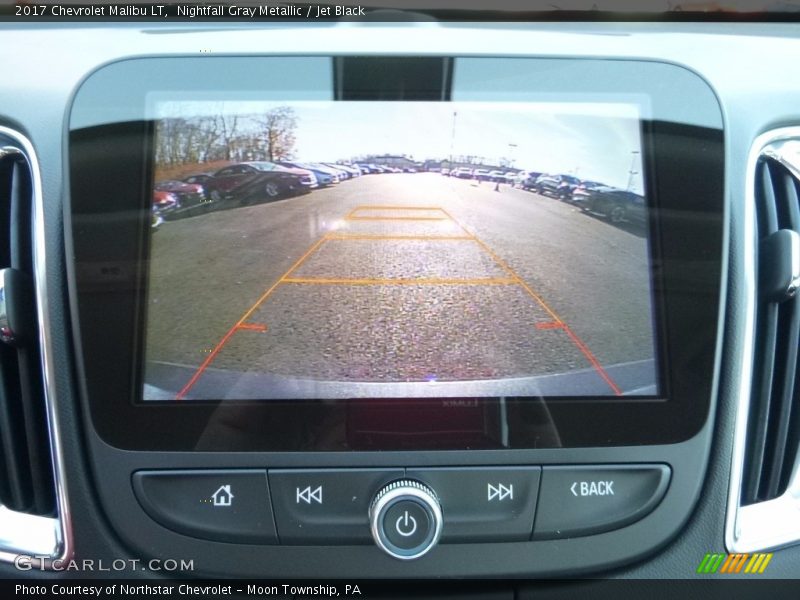 Nightfall Gray Metallic / Jet Black 2017 Chevrolet Malibu LT