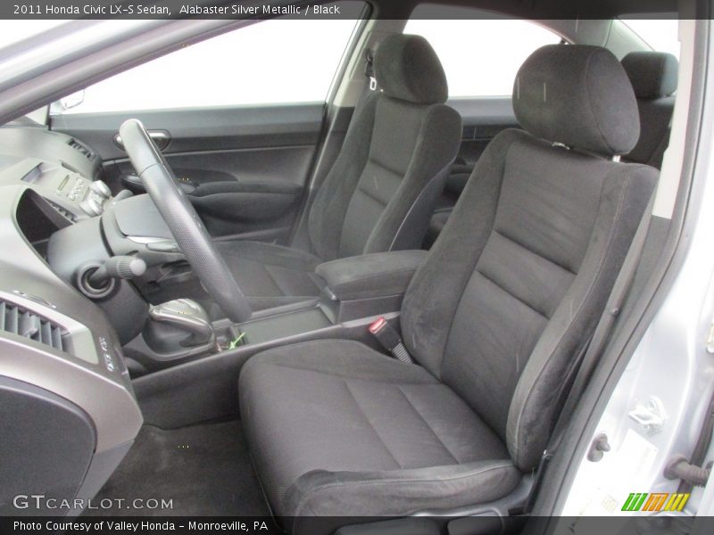 Alabaster Silver Metallic / Black 2011 Honda Civic LX-S Sedan