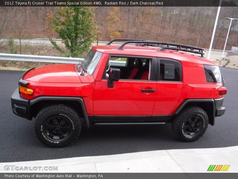 Radiant Red / Dark Charcoal/Red 2012 Toyota FJ Cruiser Trail Teams Special Edition 4WD