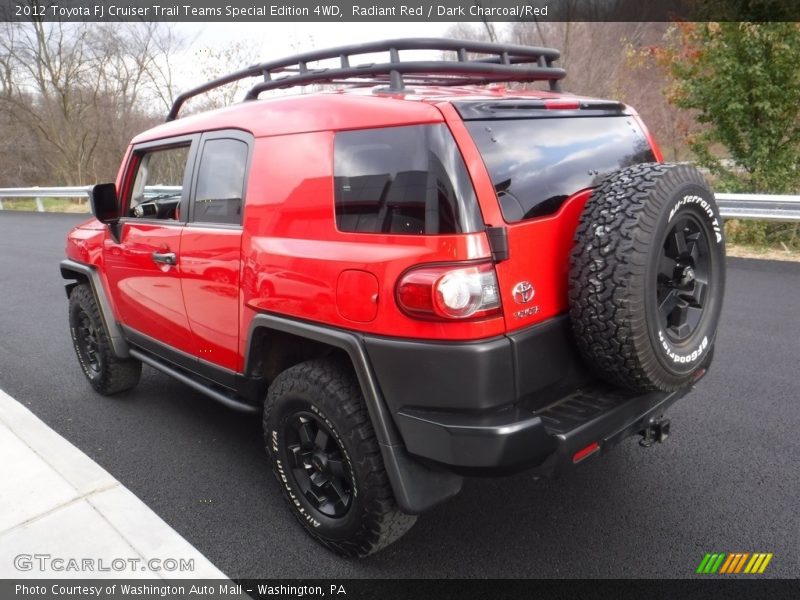 Radiant Red / Dark Charcoal/Red 2012 Toyota FJ Cruiser Trail Teams Special Edition 4WD