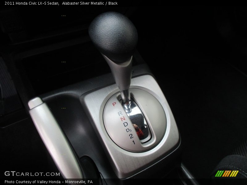 Alabaster Silver Metallic / Black 2011 Honda Civic LX-S Sedan