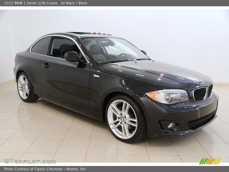 Jet Black / Black 2013 BMW 1 Series 128i Coupe